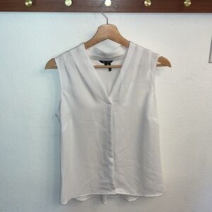 Business Professional White Blouse thick sleeves